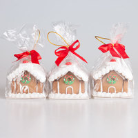 Kit de décoration de Noël : Biscuits, chocolat chaud, mélange de cacao, pain d'épices, homme et maison en pain d'épices, boîte à rouler
