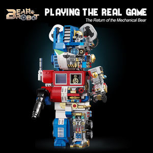 1807 Uds Figura de plástico juguete de acción bloques de montaje de construcción para niños partículas pequeñas juguetes <span class=keywords><strong>Robot</strong></span> Diy juegos de bloques de construcción - Product Image 2