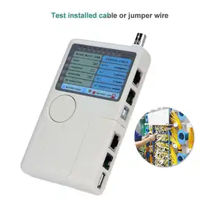 Free Shipping 4 In1 RJ11 RJ45 Network Cable Tester USB BNC LAN Cable Cat5 Cat6 Wire Tester Tracker Detector Network Tool