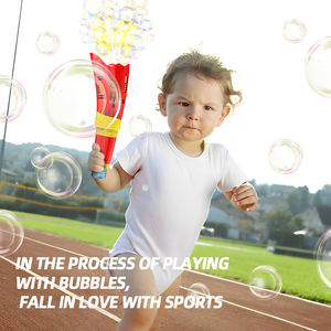夏季户外派对野营场21孔鼓风机手电筒火箭筒泡泡棒玩具泡泡机枪肥皂水游戏儿童 - Product Image 2