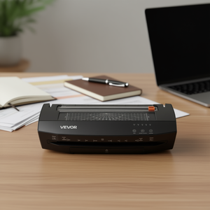 Machine à plastifier Vevor A4, mode froid/chaud, fournitures de bureau et scolaires, épaisseur de plastification 3-10 mil, portable, chauffe rapidement - Product Image 2