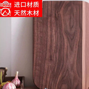 Tabla de cortar rectangular de madera maciza con asa para bloques de corte de cocina - Product Image 2