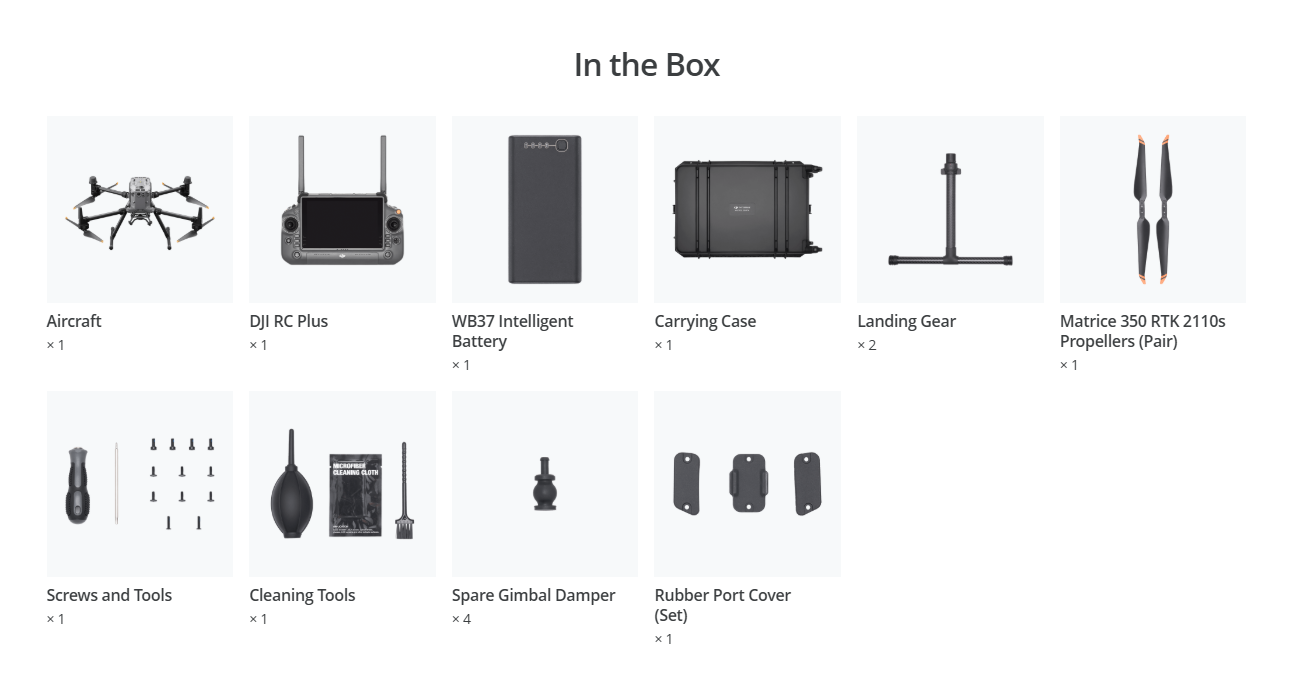 M350 RTK (โดรนเท่านั้น)