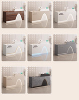 Petit comptoir de bar, comptoir d'accueil, caisse enregistreuse, style moderne et minimaliste, pour magasin de vêtements, salon de thé, salon de beauté