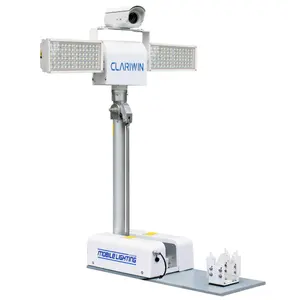 vehicle mounted telescopic mast ptz camera light tower