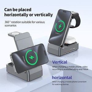 Mới Nhất Từ Không Dây Sạc Chủ Pd Tất Cả Trong Một Nhanh Chóng Sạc Sạc Gấp Docking Station Đa Trong Một Sạc Điện Thoại - Product Image 5