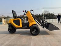 Titan TH130 Mini chargeuse compacte à 3 roues avec moteur Yanmar Chargeur frontal Godet à chenilles Garantie 1 an État neuf 4x4