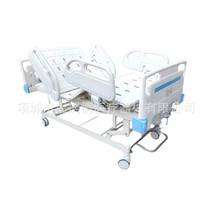 Lit d'hôpital manuel 2060*900*500mm en ABS, hauteur réglable, pour soins aux personnes âgées - Product Image 3