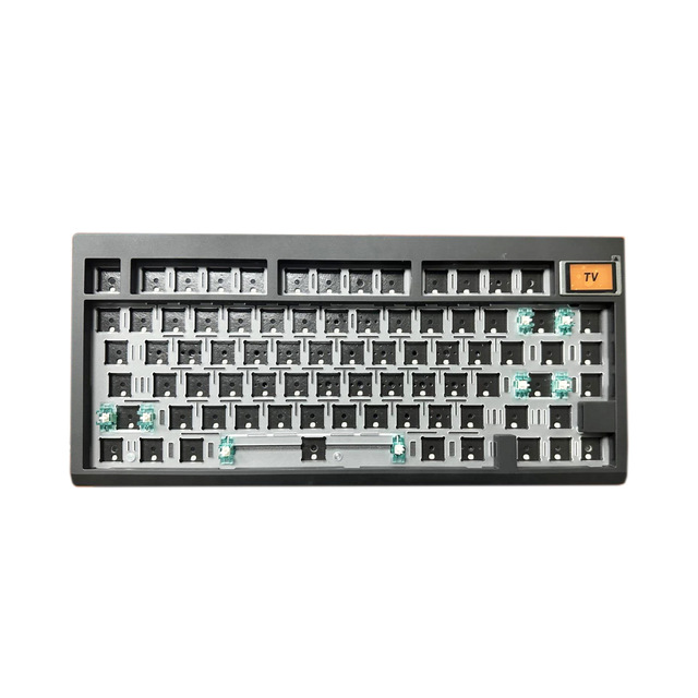 Wireless GMK81 Mechanical Keyboard Kit Tri-Mode RGB Hot Swap 75% Layout Gasket Structure VIA Kboard Barebone DIY Gamers