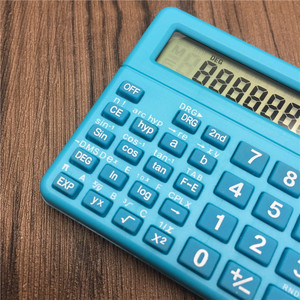 Kd1005 Scientific Calculator Mini Portable Student Function Calculator With Battery Blue Green Orange Magenta Colors - Product Image 5