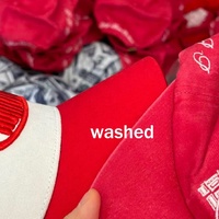Fabricante OEM/ODM, Gorra de Béisbol de 5 Paneles de Algodón Rojo Vintage Lavado al Ácido, con Logotipo Personalizado Bordado, Gorra Snapback Sin Estructura