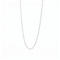 Collier ras du cou unisexe minimaliste fin à double couche classique en chaîne à sequins en platine Pt950, vente en gros directe d'usine
