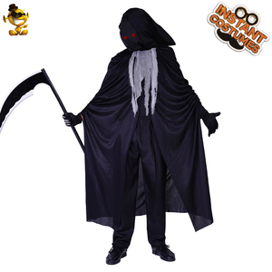 <span class=keywords><strong>Costume</strong></span> da Morte Segreta per Uomo, Travestimento Spaventoso per Feste di Halloween, Cosplay <span class=keywords><strong>Horror</strong></span> con Corda Nera - Product Image 3