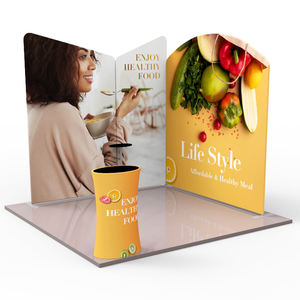 Qinke Zhanlan <span class=keywords><strong>Shanghai</strong></span>, Equipo para Ferias Comerciales de 20x20, Stand de Exhibición Portátil de 2 Caras Abiertas, Elegante, para Ferias - Product Image 5