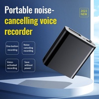 Mini enregistreur vocal numérique portable intelligent à un bouton, enregistrement vocal intelligent, lithium, WAV, USB, mémoire 4 Go-32 Go, enregistrement de cours, de réunions