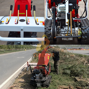 Déchiqueteuse de bois branche mobile moteur diesel déchiqueteuse d'arbre broyeur machine - Product Image 4