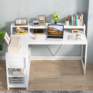 Bureau d'ordinateur industriel Tribesigns, table de bureau, grand bureau d'angle pour <span class=keywords><strong>studio</strong></span> à domicile - Product Image 6