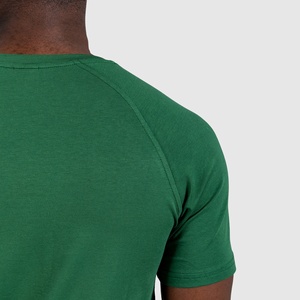 T-shirt pour homme en coton biologique 100% personnalisé, coupe ajustée, manches courtes, col rond, jersey respirant, vêtements décontractés tendance, t-shirt pour homme - Product Image 5