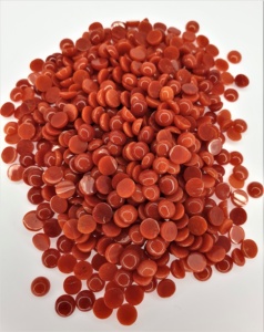 Haute qualité 7mm rond rouge naturel italien corail Cabochon gemmes pierres précieuses en vrac pour la fabrication de bijoux collier Application - Product Image 3