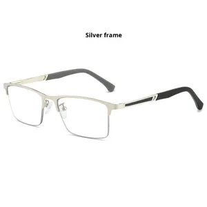 新しい環境にやさしい軽量金属ファッション読書メガネ男性女性中年高齢者アンチブルーライト卸売 - Product Image 6