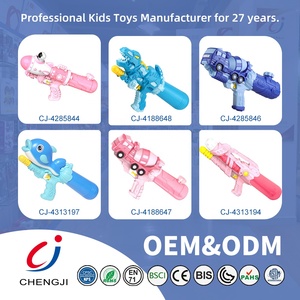 Pistola de agua inflable Chengji, juguete para niños, piscina de verano, juego de disparos, pistola de agua de chorro de aire con tema militar/Espacial de mano - Product Image 6