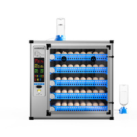 Incubateur entièrement automatique pour 500 œufs de poule, couveuse de volailles pour usage agricole, alimentation double en option
