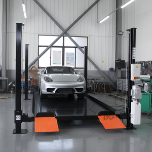 Équipement de stationnement automatique, élévateur de stationnement pour voiture à quatre poteaux, outils de levage, élévateur de voiture à quatre poteaux pour <span class=keywords><strong>garage</strong></span> à domicile - Product Image 1
