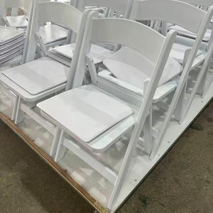 Compre <span class=keywords><strong>Ahora</strong></span> al por Mayor Sillas Plegables de Resina Blanca Acolchadas y Apilables de Avant Garden, Coloridas, para Bodas - Product Image 3