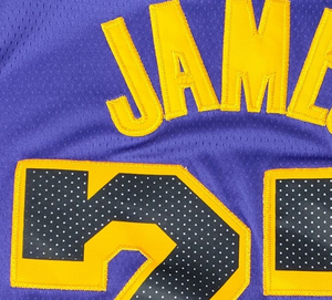 Maillots de basket-ball pour hommes américains JY 2627 en gros, nouveaux, à séchage rapide, en polyester respirant, cousus - Product Image 4
