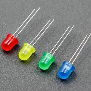 Nhà Máy Trực Tiếp F8/8Mm Đầu Tròn LED Ánh Sáng Phát Ra Diode Hạt Chân Dài Đèn Với Coloured Chèn Bán Hàng Trực Tiếp - Product Image 3