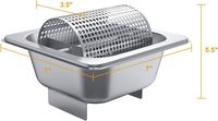 Épandeur de fromage et rouleau à beurre en acier inoxydable Jasonlon pour pain grillé petits pains rouleaux de maïs équipement d'hôtel et de restaurant
