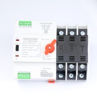 Module de commande de générateur ATS, inverseur, sélecteur de transfert automatique, interrupteurs, alimentation sans interruption, 2P 3P 4P 100A AC400V <50ms, industriel