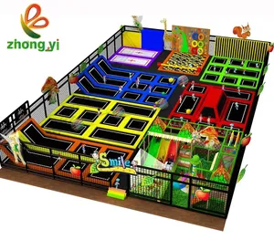 Thương mại sân chơi trong nhà thiết bị giá nhảy công viên sân chơi cho trẻ em trong nhà Trampoline công viên