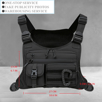 Sac de Poitrine Tactique Personnalisé pour Hommes et Femmes, Idéal pour la Course, le Cyclisme, et les Activités Sportives et d'Entraînement
