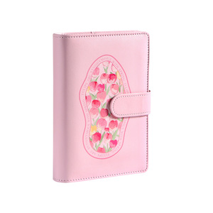 Carnet A6 transfrontalier à feuilles mobiles, avec fermeture éclair, en cuir PU <span class=keywords><strong>Macaron</strong></span>, pour ordinateur portable et budget, fabriqué en Chine - Product Image 5