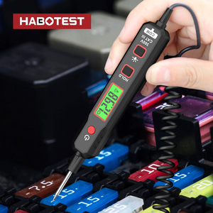 HABOTEST Detector de Fallas en Cables de Automóvil, Lápiz Probador de Voltaje con Luz, True RMS y Detección de Corriente para HT86A - Product Image 2