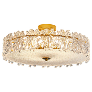 French Metal Living <b>Room</b> Decorative Fancy Pearl Indoor Fixtures Touch Control Cold White <b>LED</b> Modern Surface Mounted <b>Light</b> - Product Image 2