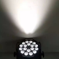 Projecteurs de scène à LED pour événements de mariage 18*10W RGBW DMX, étanches IP33, en alliage d'aluminium, contrôle DMX512/activation sonore