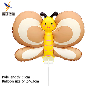 Globo <span class=keywords><strong>de</strong></span> Aluminio con Forma Personalizada y Clip, Juguete Interactivo para Niños, Globo <span class=keywords><strong>de</strong></span> Aluminio con Clip y Palo para Fiestas - Product Image 4