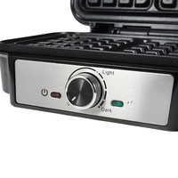 Mini Gaufrier ETL ROHS 1000W avec Revêtement Antiadhésif, pour 2 Gaufres