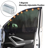 Pare-soleil magnétique pour voiture, protection UV, rideau de fenêtre de voiture, pare-soleil latéral en maille, visière solaire, protection estivale, film de fenêtre