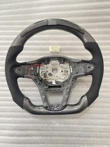 Volant en fibre de carbone forgée avec LED pour Seat <span class=keywords><strong>Cupra</strong></span> <span class=keywords><strong>Leon</strong></span> KL8 VZ Cup 2.0TSI 4 roues motrices 310 ch Année modèle 2022 - Product Image 2
