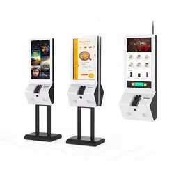 Kiosk inteligente de auto-serviço, equipamento para pagamento de kiosk, terminal android, kit para kfc/mcdonald's, comida rápida