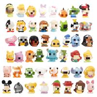 Lindas figuras de dibujos animados en miniatura de 48 piezas, creativas figuras de resina para casa de muñecas de cuento de hadas, adornos de PVC para bolígrafos con cuentas.