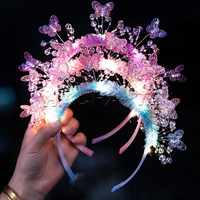 Bandeau de fête avec oreilles de lapin lumineuses, vente en gros d'usine, pour célébrations de printemps, de remise de diplômes, de Noël et de Pâques