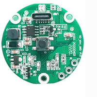 Module PCBA de commande 3-en-1 pour moteur CC sans balais de 35 mm de diamètre, carte de circuit de contrôle pour mini pistolet de massage et appareil intelligent