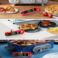 Longue sonde LCD thermomètre de gril numérique lecture instantanée thermomètres alimentaires de cuisine domestique thermomètre de barbecue de cuisson électrique intelligent