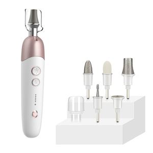 Kit de pédicure professionnel 8-en-1 avec perceuse à ongles électrique et lumière LED, outils de pédicure en plastique pour les pieds et le ponçage des ongles - Product Image 1