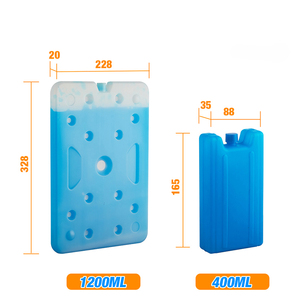 バドゥ400ml 1200ml再利用可能長長持ちプラスチック両面長方形アイスパックアイスボックスランチボックスとクーラー用 - Product Image 2