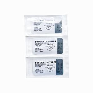Suturas Quirúrgicas de Alta Resistencia con Certificación CE, <span class=keywords><strong>PDS</strong></span>/PDO USP 2/<span class=keywords><strong>0</strong></span> <span class=keywords><strong>3</strong></span>/<span class=keywords><strong>0</strong></span> 4/<span class=keywords><strong>0</strong></span>, Suturas Estériles para Cierre de Heridas, Uso Hospitalario, Clínico y Veterinario - Product Image 1